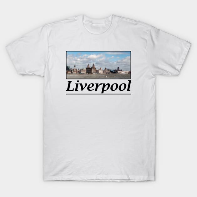 Liverpool's Iconic Waterfront T-Shirt by SteveHClark